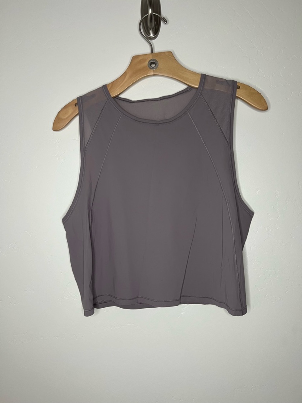 Lululemon Sculpt Cropped Tank Top Violet Verbena